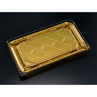 リスパック 寿司容器 バイオPET 美枠寿司 2-5B 箔おし金 FAPR301 1袋(50個)（直送品）