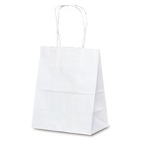 ベルベ 紙袋 自動紐手提袋 T-2 白無地 1217 1袋(25個)（直送品）