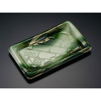 リスパック 寿司容器 美鮮盛 にぎり08B ぜんじ緑 RSAR664 1袋(50個)（直送品）