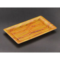 リスパック 刺身・鮮魚容器 ふれあいL 20-12B オリーブウッド FLBP215 1袋(50個)（直送品）