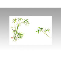 カミイソ産商 テーブルマット 尺3寸 No.271 青竹 72000271 1袋(100枚)（直送品）