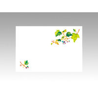 カミイソ産商 テーブルマット 尺3寸 No.270 野ぶどう 72000270 1袋(100枚)（直送品）