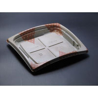 リスパック 惣菜容器 バイオデリカ リッジ16B いとオレンジ RHBH193 1袋(50個)（直送品）