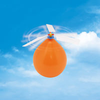 池田工業社 バルーンヘリコプター おもちゃ 58110 1セット(4個)