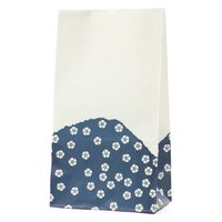 パックタケヤマ 紙袋 角底袋 ハイバッグ H4 群青 XZT53007 1袋(100個)（直送品）
