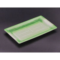 リスパック 刺身・鮮魚容器 ふれあいL 20-12B のやま緑 FLBP216 1袋(50個)（直送品）