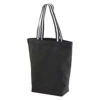 United Athle 1460-01 キャンバストートバッグ ブラック・ブラックアンドホワイト M 14600139834 1袋(1個)（直送品）