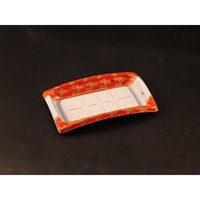 リスパック 惣菜容器 バイオデリカ リッジ18-12B 竜泉赤 RHBH699 1袋(50個)（直送品）