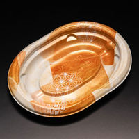 リスパック 軽食容器 バイオデリカ サラエル D17BA いろあいオレンジ RHBL905 1袋(50個)（直送品）