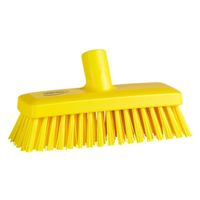 ヴァイカン ブラシ  コンパクトデッキブラシ ハード イエロー 70426 70426 1個（直送品）