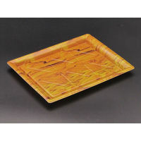 リスパック 刺身・鮮魚容器 ふれあいL 25-18B オリーブウッド FLBP515 1袋(50個)（直送品）