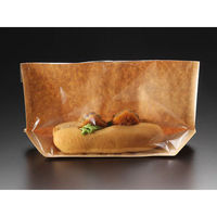 パックスタイル 惣菜袋 ホットスタンドバッグ 27-16 未晒 00588967 1袋(100個)（直送品）