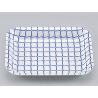 シーピー化成 惣菜容器 トレー Vー82 レースブルー 0210082000600 1袋(50個)（直送品）