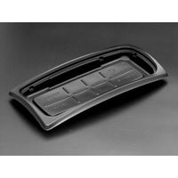 リスパック 惣菜容器 バイオデリカ リッジ22-11B 黒 RHBH822 1袋(50個)（直送品）