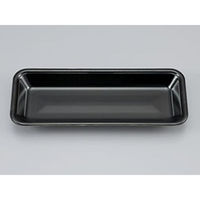 シーピー化成 トレー 新LQ10-25S黒 0551710250525 1袋(100個)（直送品）