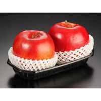 パックスタイル 青果・農産容器 BPフルーツ2M浅マド 黒 00588964 1袋(100個)（直送品）