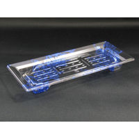 リスパック 寿司容器 バイオPET ふれあい25-12B はまい青 FABP113 1袋(50個)（直送品）