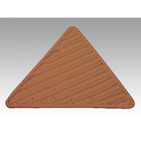 トーダイ 樹脂バスケット BB-830-BRパントレー 三角型40型 ブラウン 01083040 1袋(1個)（直送品）