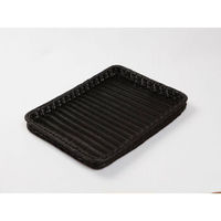 トーダイ 樹脂バスケット BB-4030-BKベーカリーバスケット 薄型30型 ブラック 010B30BK 1袋(1個)（直送品）