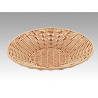 トーダイ 樹脂バスケット VT-400-IV丸型 トレー 40型 アイボリー 010V40IV 1袋(1個)（直送品）