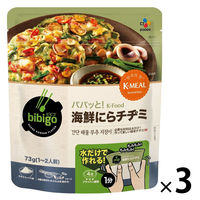bibigo（ビビゴ） パパッとK-Food 海鮮にらチヂミ 3個 CJ FOODS JAPAN 韓国料理