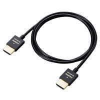 HDMIケーブル HDMI1.4ケーブル スーパースリム 1.0m ブラック ECDH-HD14SS10BK エレコム 1個（直送品）