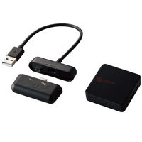 ゲーム用 ワイヤレス オーディオミキサー 有線ヘッドホンを無線化できる ブラック HSAD-GMMW50BK エレコム 1個（直送品）
