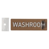 ハイロジック PICT LIFE 「WASHROOM」 白 1枚 ピクトサイン ピクトグラム（直送品）