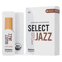 D'Addario WoodWinds ソプラノサックス用リード SELECT JAZZ UNFILED ORRS10SSX4S 硬さ:4S（直送品）