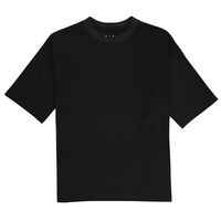おたふく手袋 fubar FB-700 5分袖クールTシャツ 黒 LL　1枚（直送品）