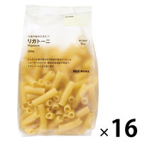 無印良品 小麦の旨みひきたつ リガトーニ 200g 1セット（1袋×16） 良品計画