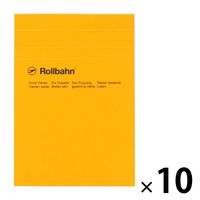 お値下げ中 Rollbahn ロルバーン ノート 10冊セット ロルバーン ポケット付メモ L B6相当 レッド 赤 5mm方眼 リング