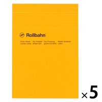 ロルバーン ノートパッド B6 横罫7mm 5冊 デルフォニックス（Rollbahn）