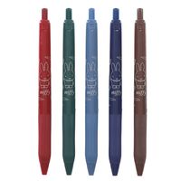 水性ボールペン サラサクリップ 0.5mm ミッフィー ビンテージカラー 5色セット EB260 カミオジャパン