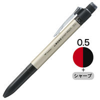 多機能ボールペン　MONOgraph　モノグラフマルチ　ゴールド　黒・赤・シャープ　CPA-161B　1本　トンボ鉛筆