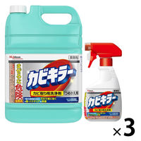 カビキラー カビ取り 業務用 詰め替え用 5kg(空ボトル400g付き) 1ケース(3個入) カビ除去スプレー お風呂掃除 ジョンソン