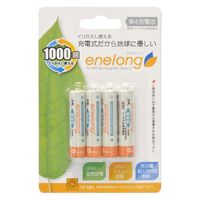 充電池 単4形 enelong ニッケル水素充電池 900mAh EL08D4P4 日本トラストテクノロジー 1パック（4本）