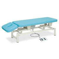 高田ベッド製作所 あかりーGS 幅70×長さ190×高さ45~83cm メディブルー TB-594 1個 63-4417-44（直送品）