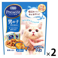 コンボ プレゼント 男の子 お魚味 総合栄養食 国産 42g（3g×14袋）2個 日本ペットフード 猫 おやつ