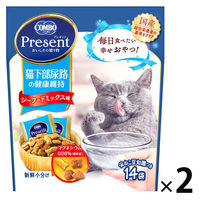 コンボ プレゼント 猫下部尿路の健康維持 シーフードミックス味 総合栄養食 国産 42g（3g×14袋）2個 キャットフード おやつ
