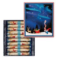 〈ヨックモック〉シガール（クリスマスデザイン） 1箱 三越伊勢丹 紙袋付 手土産 ギフト 洋菓子