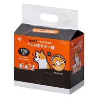 アイリスオーヤマ ペット用マナー袋　１００枚入り P-MNB100 1袋（直送品）