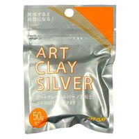 シルバー粘土10個 相田化学工業 アートクレイシルバー粘土タイプ50g A-0275 1個