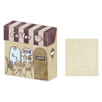 ナカバヤシ ＦＳＣーＭＸ箱入りメモＡ７１２８枚カフェ COC-ME-A702-1 10個（直送品）