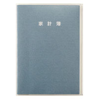 ダイゴー 大きくかける家計簿　Ｂ５　ブルー J2161 6冊（直送品）