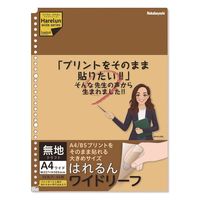 ナカバヤシ ロジカル・はれるんワイドリーフＡ４ワイド LL-A404WKR 10冊（直送品）