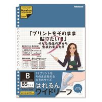 ナカバヤシ ロジカル・はれるんワイドリーフＢ５ワイド LL-B507WB 10冊（直送品）