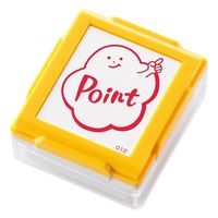 シヤチハタ いいね！スタンプくんイエロー１２ＰＯＩＮ PEW-A1-R-12 5個（直送品）