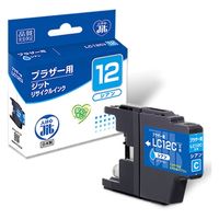 ジット ＪＩＴインク　ＬＣ１２Ｃ対応 JIT-B12C 3個（直送品）