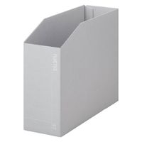キングジム 紙製収納 フラクタス ボックスファイル A4ヨコ 4833-2-GY 1セット（6冊：2冊×3）